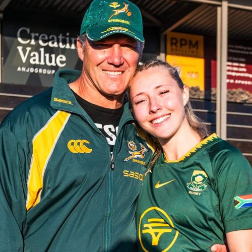 Full Green and Gold circle for proud Snyman family