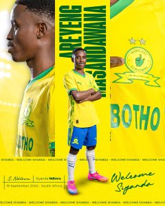 Read more about the article Official: Siyanda Ndlovu Joins Mamelodi Sundowns