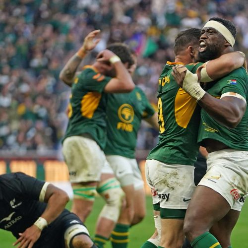 Springboks hold on to level series against New Zealand in Cape Town