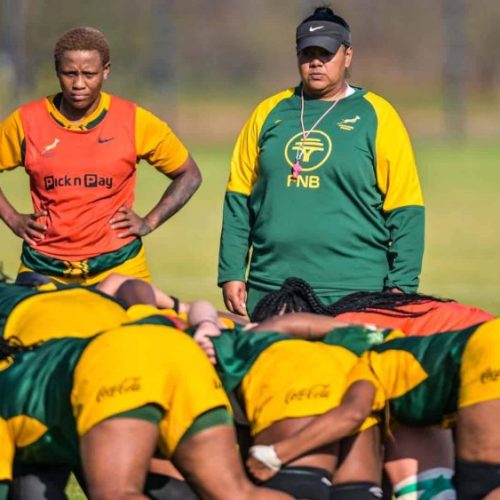 Springbok Women get to work in Wales